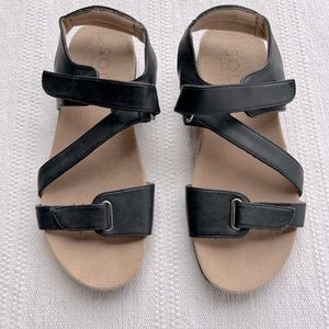 Soul Naturalizer Black Strappy Sandals Size 8.5